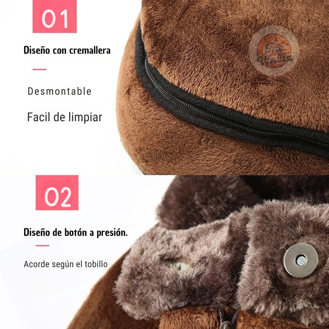 THERMOPLUSH™ Pantufla Calefactora Eléctrica Premium