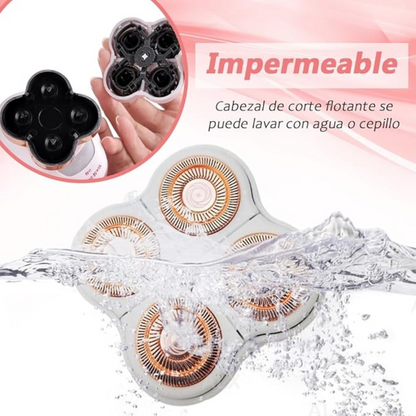 LUSHSKIN™ depilador mujer 4 cabezales