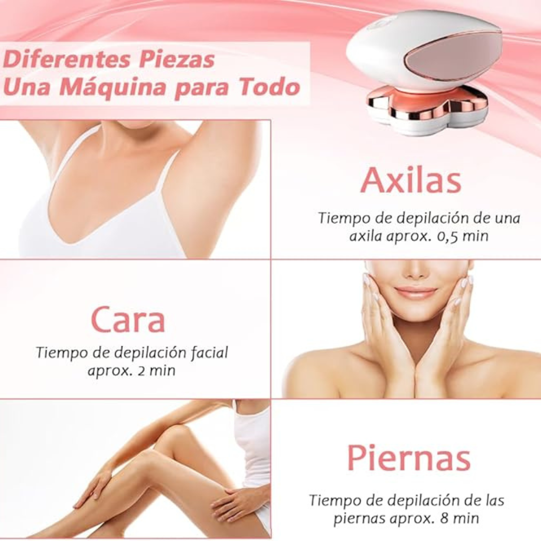 LUSHSKIN™ depilador mujer 4 cabezales